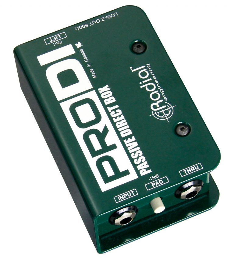 Radial Engineering ProDI Mono Passive DI Box
