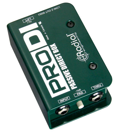 Radial Engineering ProDI Mono Passive DI Box