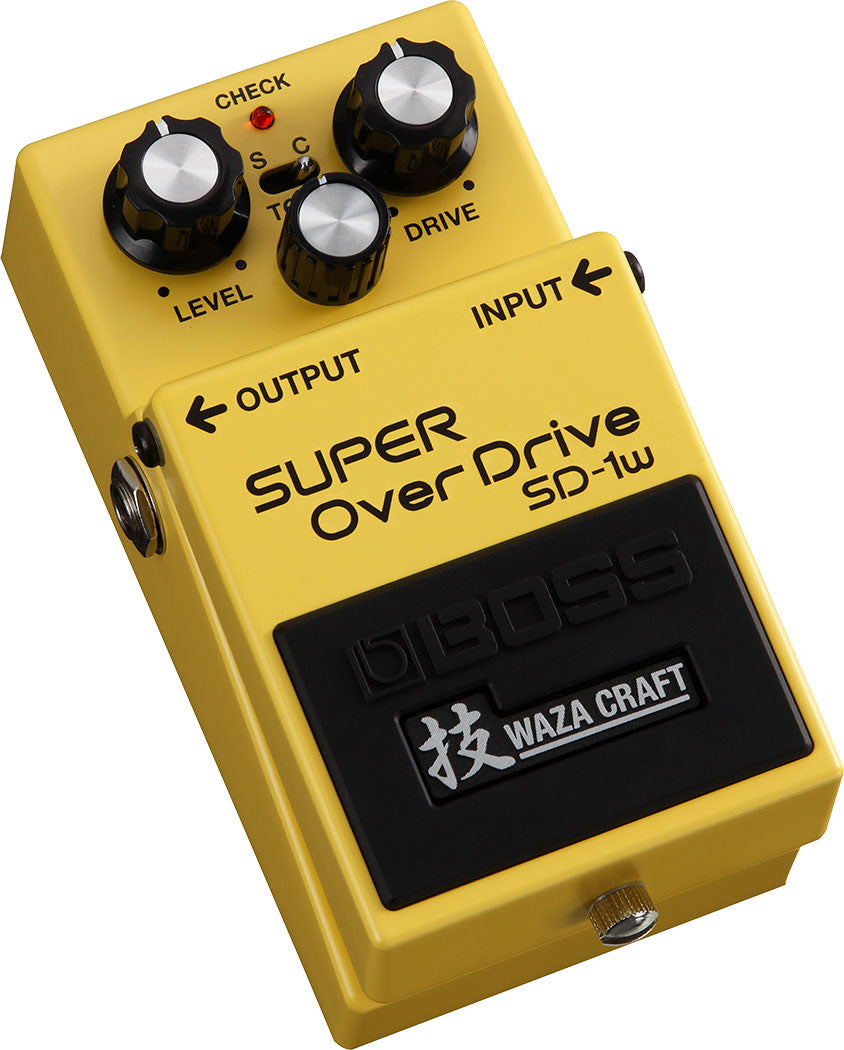 Boss SD-1W Guitar Overdrive Pedal with Waza Craft