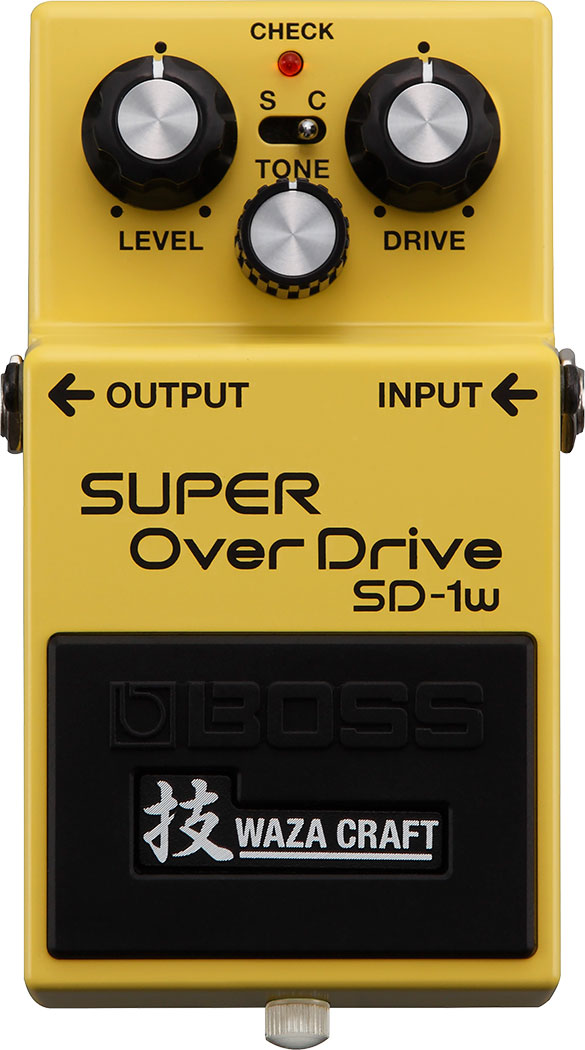 Boss SD-1W Guitar Overdrive Pedal with Waza Craft