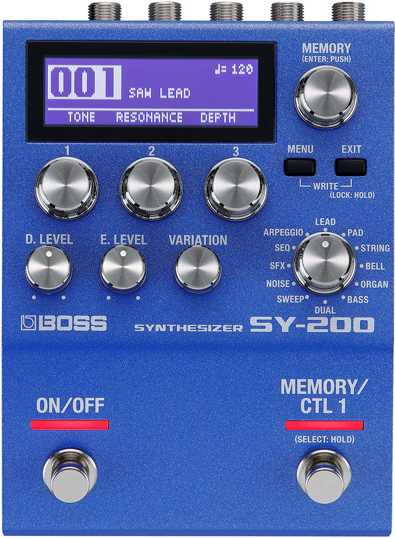 Boss SY-200 Guitar & Bass Synthesizer Pedal