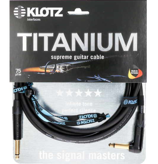 Klotz TI0450PR 4.5m Titanium Angled Instrument Cable