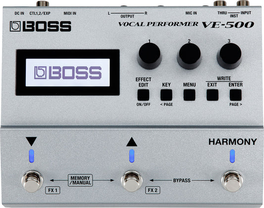 Boss VE-500 Vocal Performer Effects Pedal