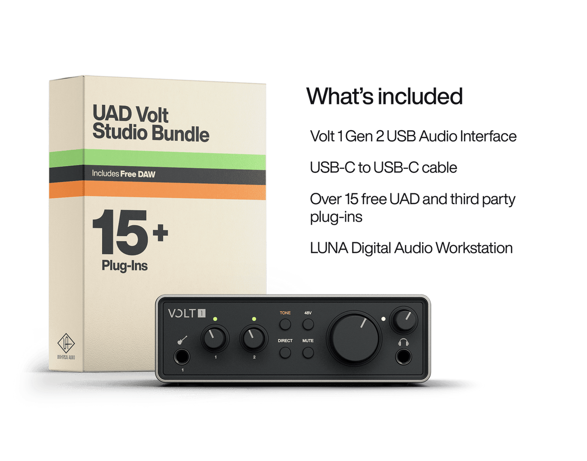 Universal Audio VOLT 1 Gen 2 2-in/2-out USB-C Audio Interface