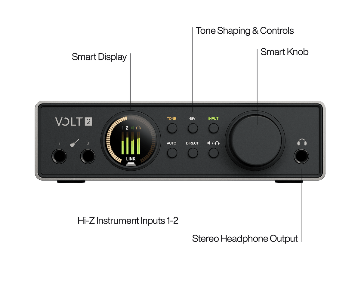 Universal Audio VOLT 2 Gen 2 2-in/4-out USB-C Audio Interface