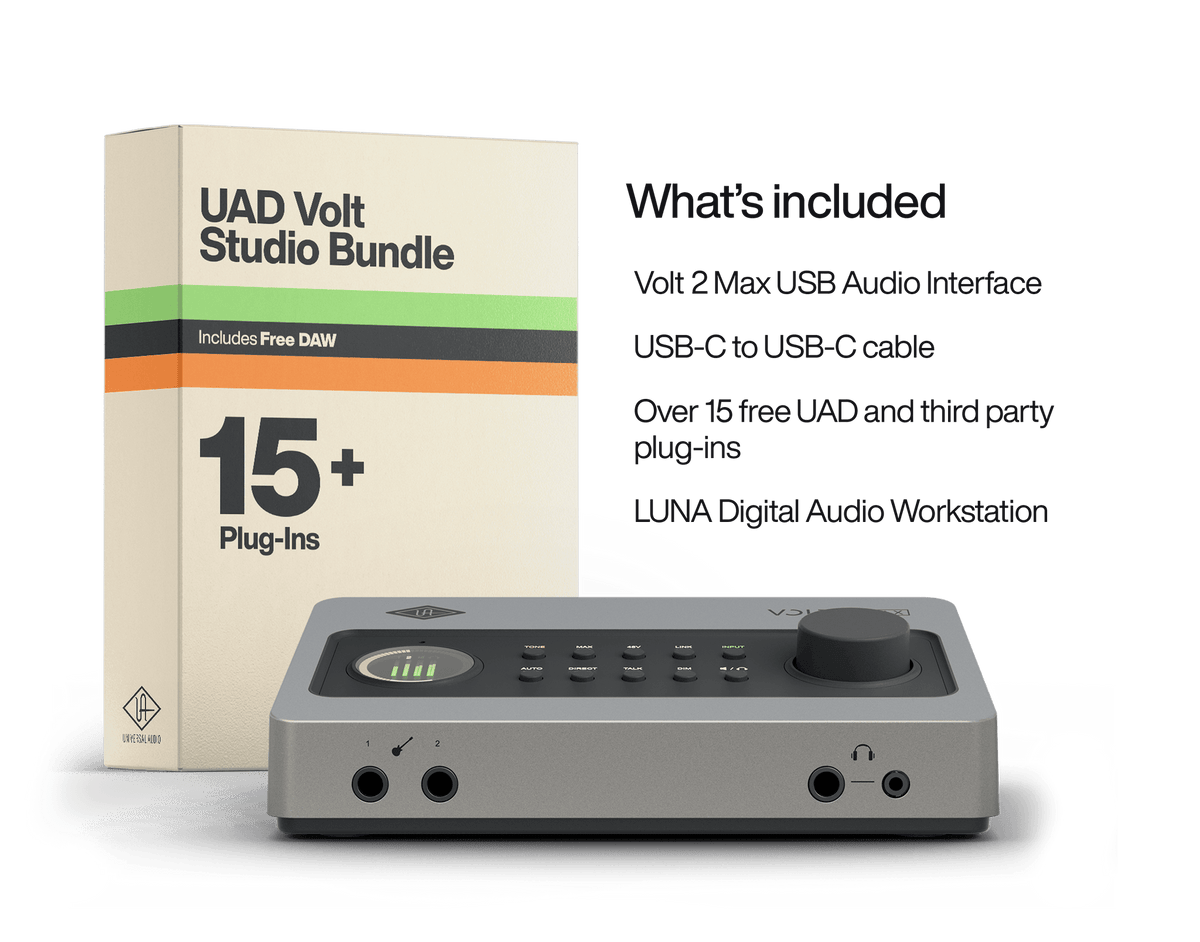 Universal Audio VOLT 2 Max 10-in/4-out USB-C Audio Interface