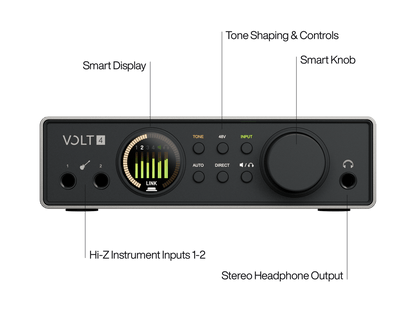 Universal Audio VOLT 4 Gen 2 12-in/6-out USB-C Audio Interface