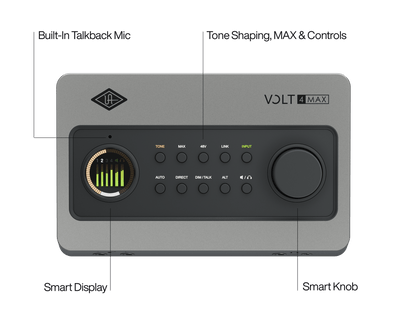 Universal Audio VOLT 4 Max 12-in/6-out USB-C Audio Interface