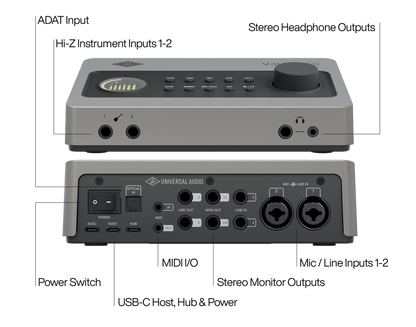 Universal Audio VOLT 4 Max 12-in/6-out USB-C Audio Interface
