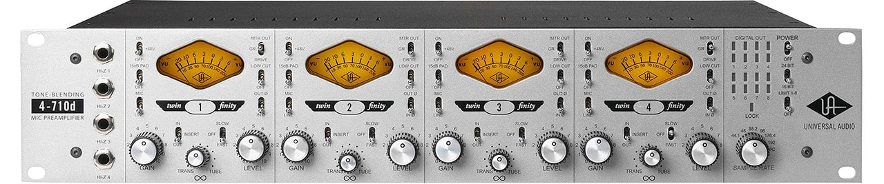 Universal Audio 4-710d 4-Channel Mic Preamp
