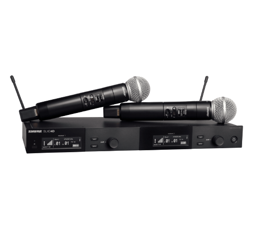 Shure SLXD24D/SM58 Dual Wireless Handheld Microphone System