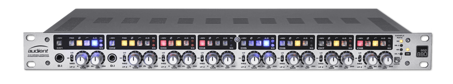Audient ASP880 8 Channel Microphone Preamp