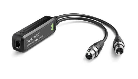 Audinate ADP-DAI-AU-2x0 Dante AVIO Analog Adapter Input 2 Channel