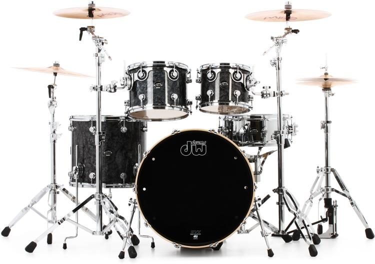 DW Performance Series 20" 4pc Drumset with 14x5.5 Snare and Hardware
