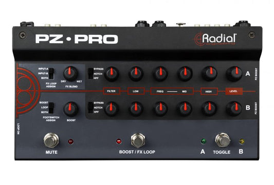 Radial Engineering PZ-Pro 2 Channel Acoustic Preamp