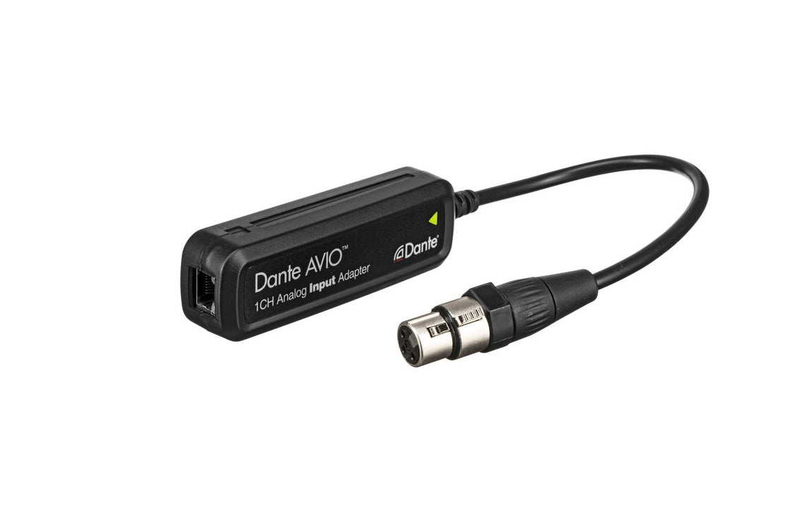 Audinate ADP-DAI-AU-1x0 Dante AVIO Analog Adapter Input 1 Channel
