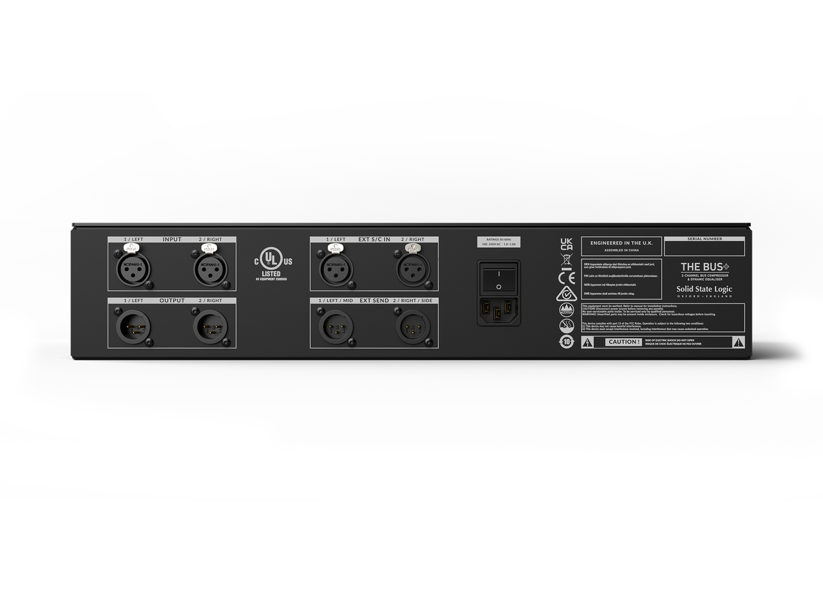 Solid State Logic THE BUS+ 2-Channel Bus Compressor – Luther Music