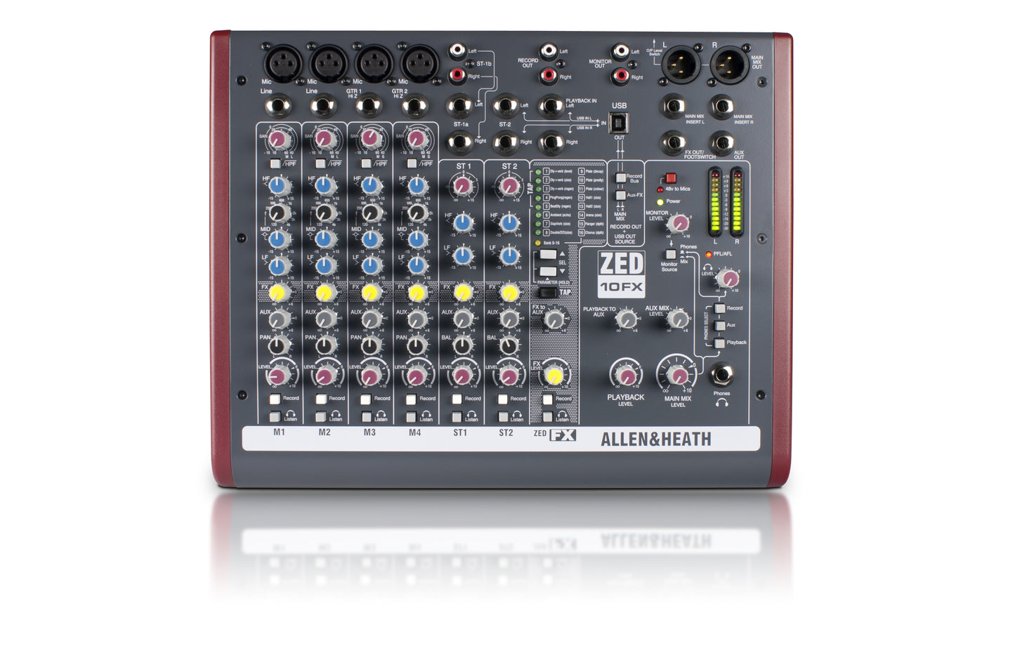 Allen & Heath ZED-10FX 10-Channel Analog Mixer with Effects