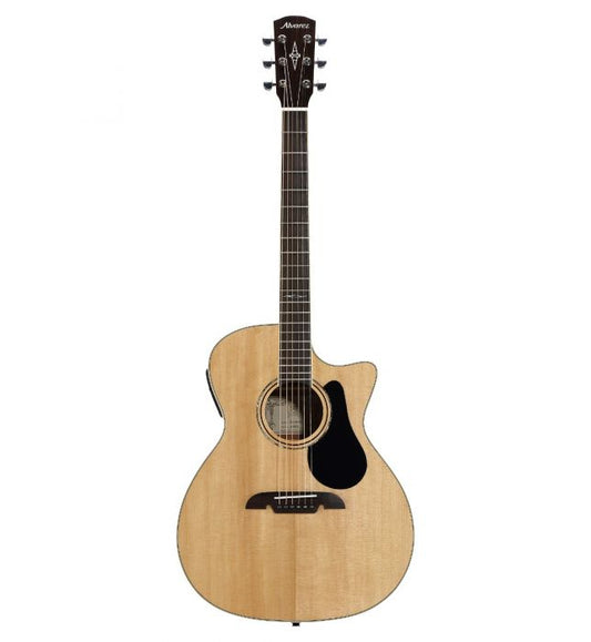 Alvarez AF60CE Solid Top Folk Acoustic Guitar with Pickup