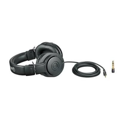 Audio Technica ATH-M20x Closed-back Studio Monitoring Headphones