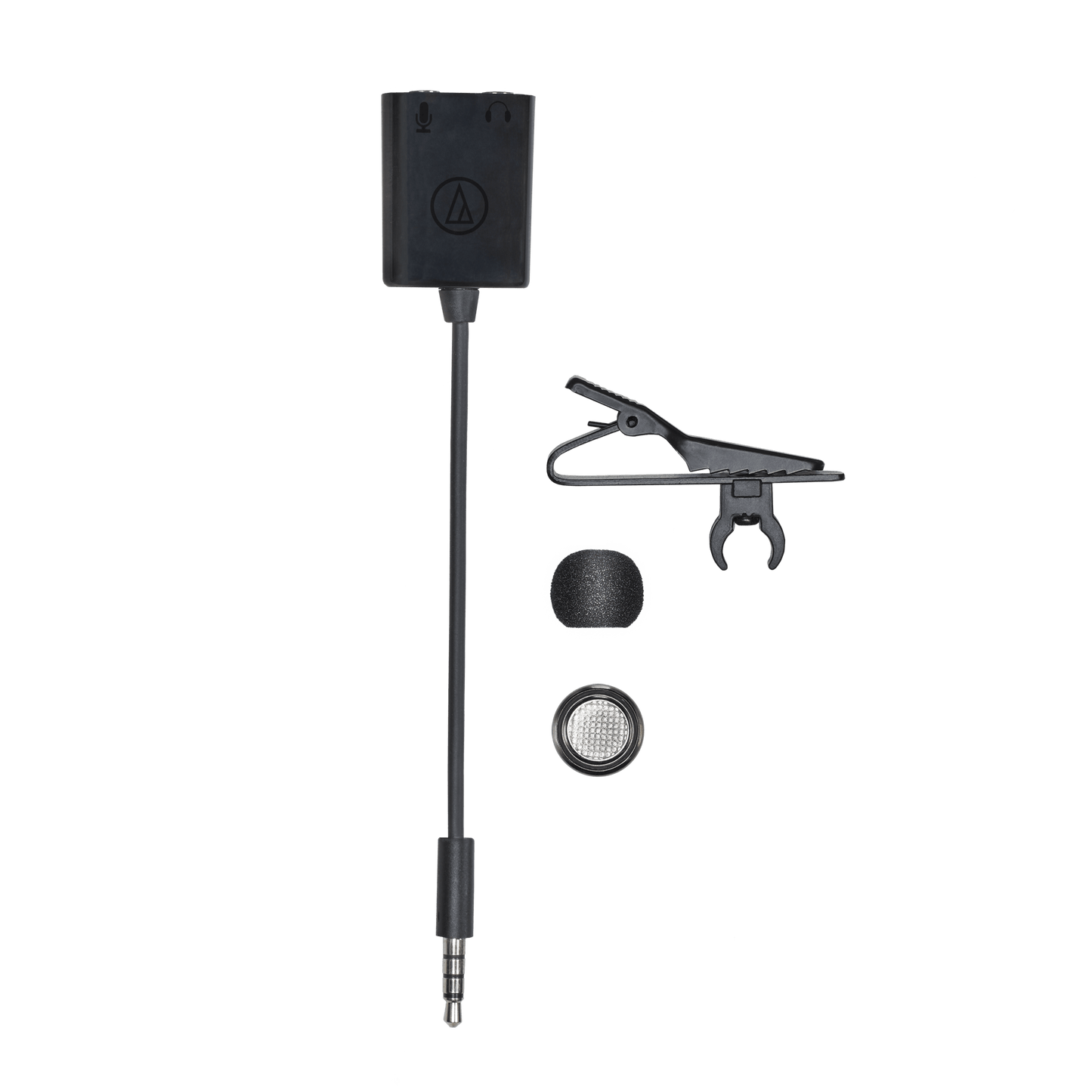 Audio Technica ATR3350XIS Omnidirectional Condenser Lavalier USB Microphone
