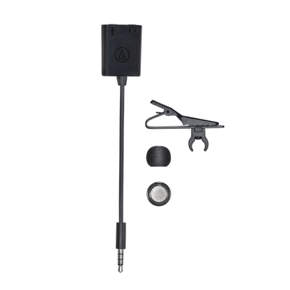 Audio Technica ATR3350XIS Omnidirectional Condenser Lavalier USB Microphone