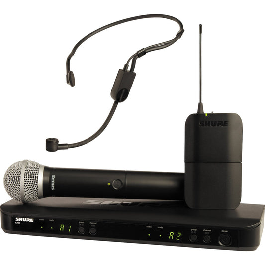 Shure BLX1288/PGA31 Wireless Handheld and Headset Microphone System