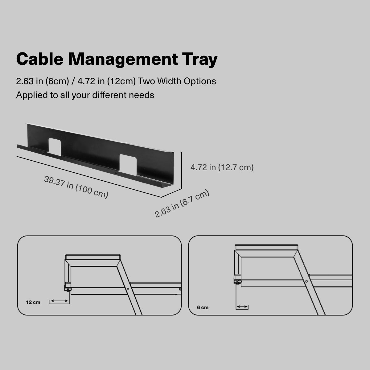 Wavebone Headquarter Cable Management Tray