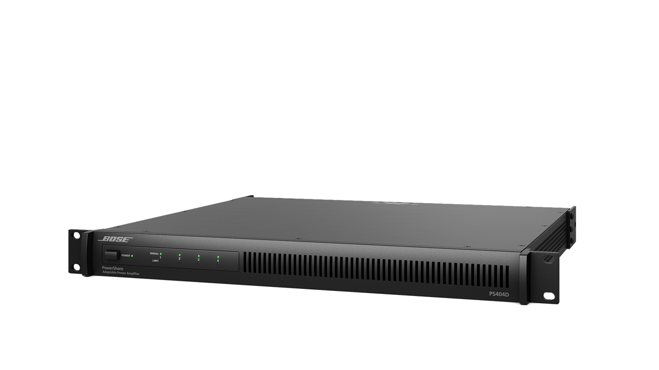 Bose PowerSpace PS404D Commercial Power Amplifier with DSP and Dante