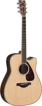 Yamaha FGX830C Solid Top Acoustic-Electric Guitar - Natural