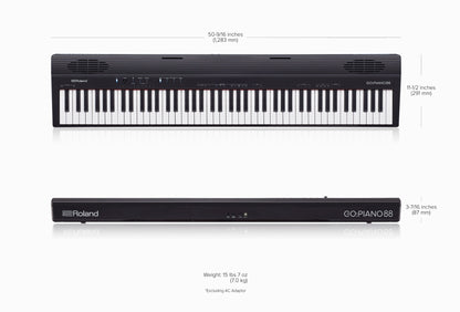 Roland GO:PIANO88 88-Key Portable Digital Piano