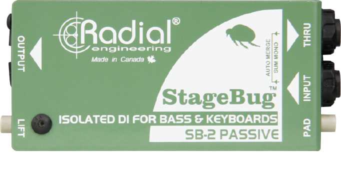 Radial Engineering StageBug SB-2 Mono Passive DI Box