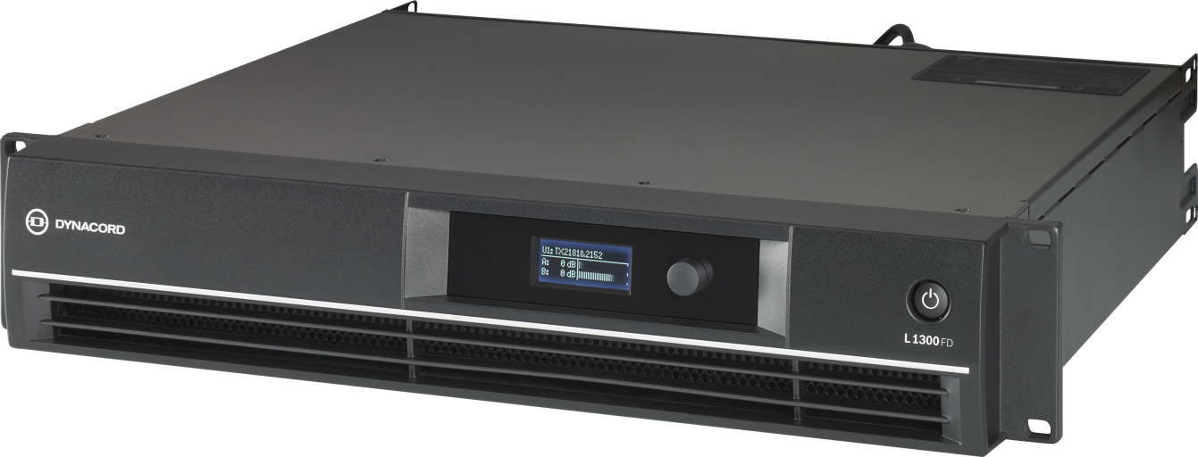 Dynacord L1300FD 320W/8 Ohms Dual Channel Power Amplifier with DSP