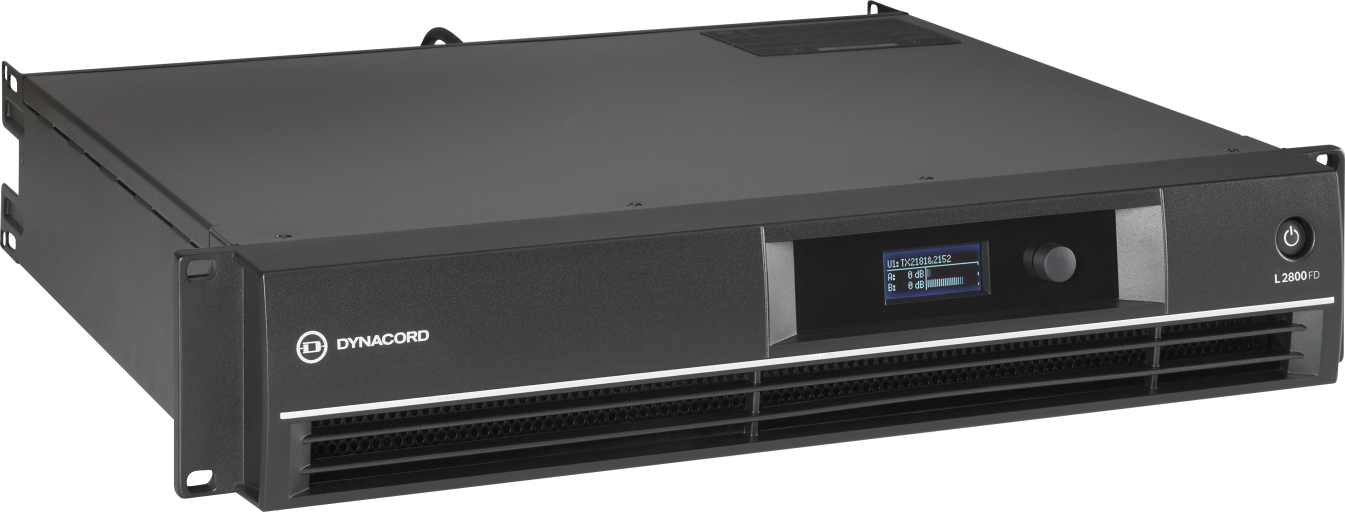 Dynacord L2800FD 650W/8 Ohms Dual Channel Power Amplifier with DSP