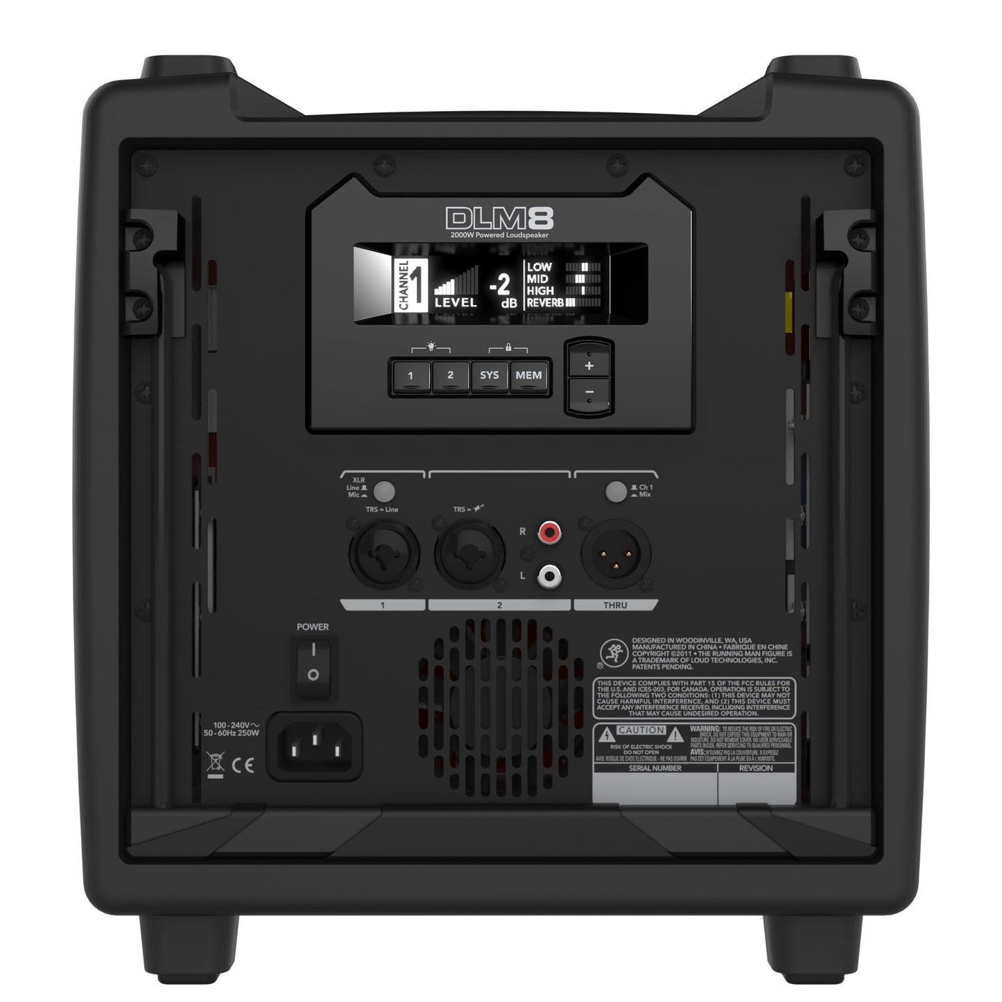 Mackie DLM8 8" 2000W Powered PA Loudspeaker