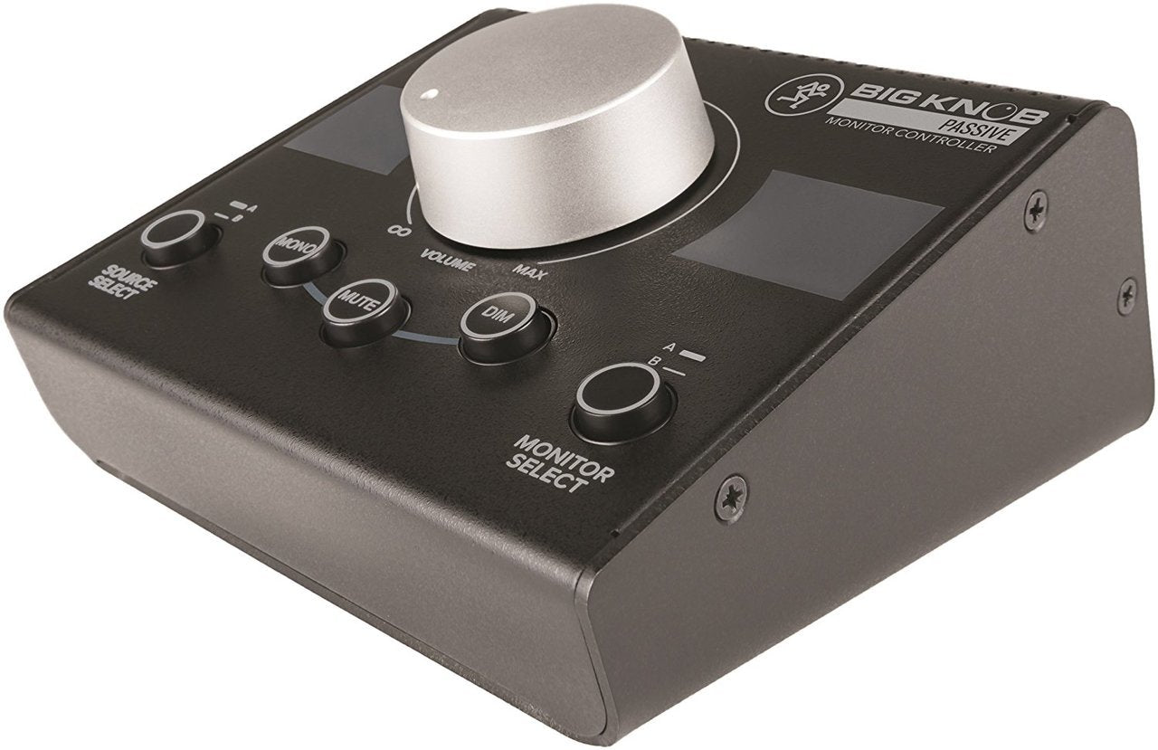 Mackie Big Knob Passive Studio Monitor Controller Luther Music mackie-big-knob-passive-studio-monitor-controller-luther-music