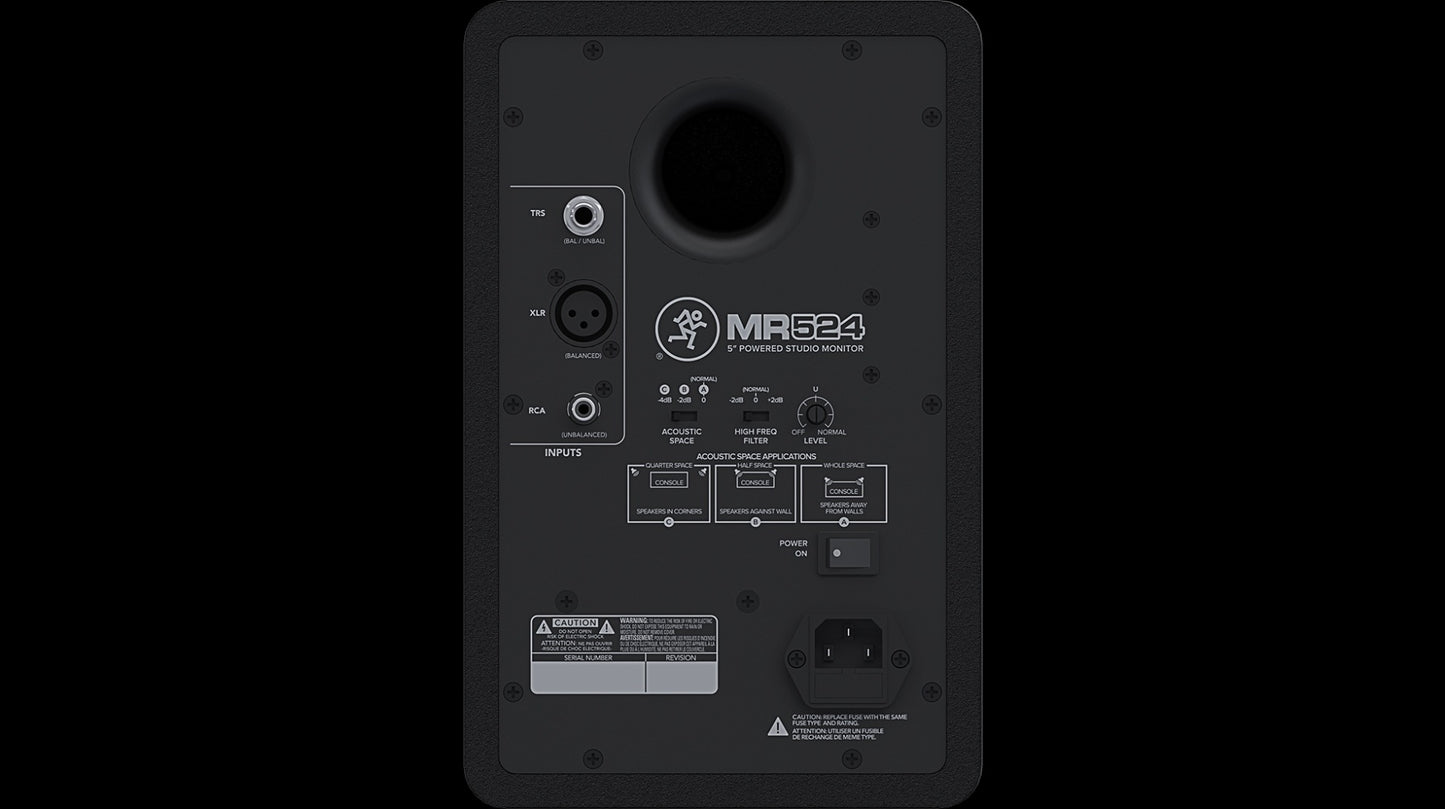 Mackie MR524 5" Powered Studio Monitors