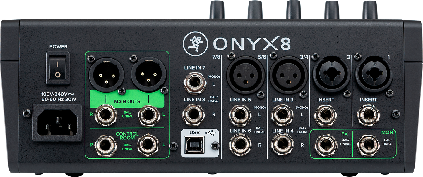 Mackie ONYX 8 Premium Analog USB Mixer
