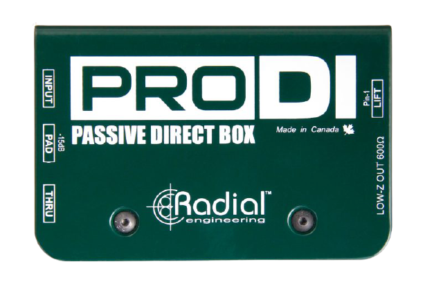 Radial Engineering ProDI Mono Passive DI Box