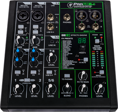 Mackie ProFX6v3 6 Channel Analog Mixer with FX