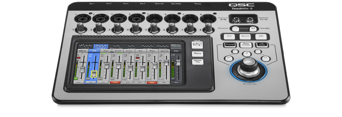 QSC TouchMix-8 14x6 Digital Mixer