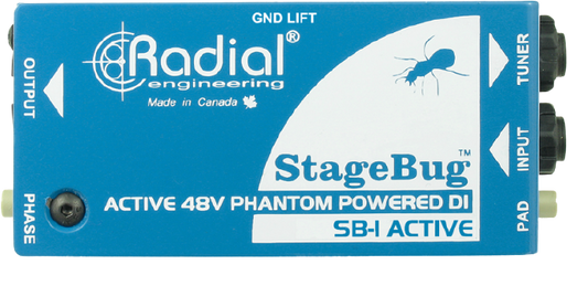 Radial Engineering StageBug SB-1 Mono Active DI Box