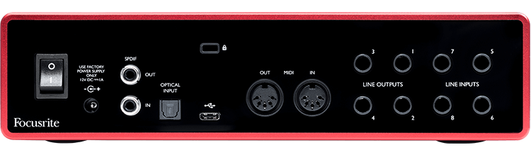 Focusrite Scarlett 18i8 (3rd Gen) 18x8 USB Audio Interface