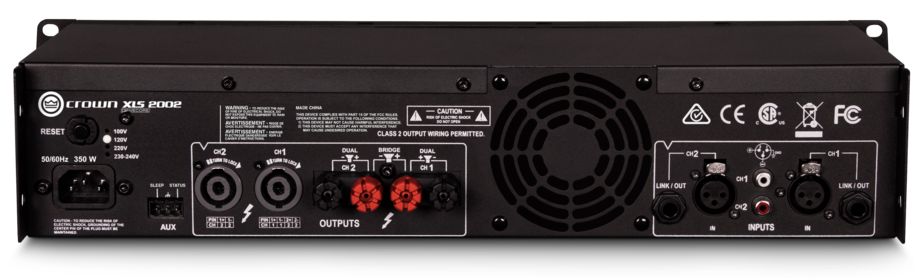 Crown XLS 2002 650W/4Ohm 2ch Power Amplifier