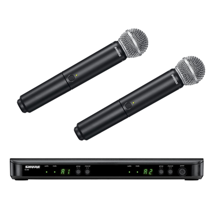Shure BLX288/SM58 Dual Wireless Handheld Microphone System