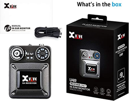 Xvive U4R Digital Wireless In-Ear Monitor Beltpack Receiver