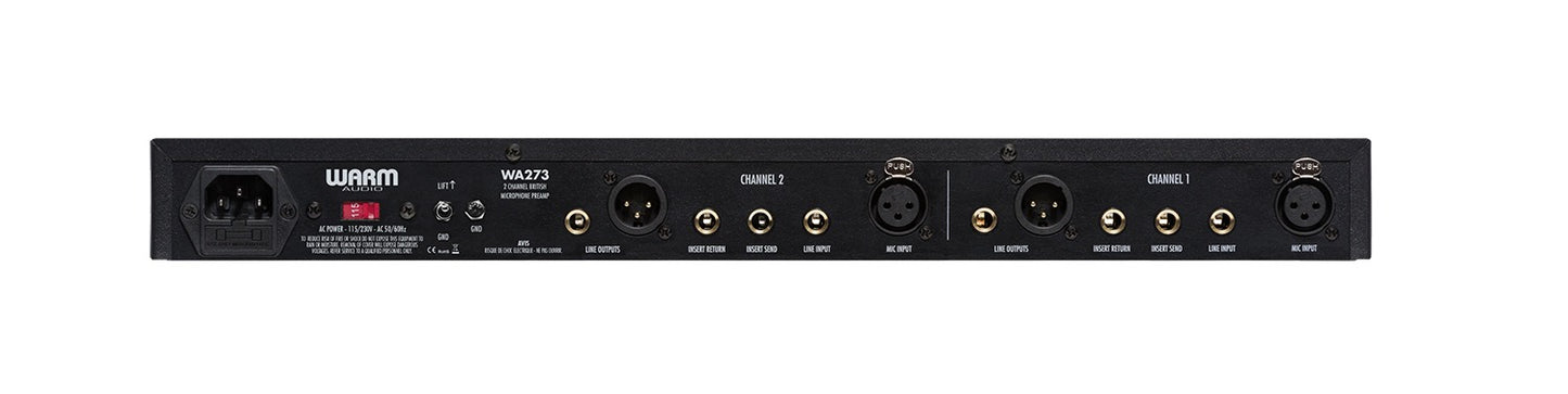 Warm Audio WA273 Dual-Channel British Microphone Preamplifier