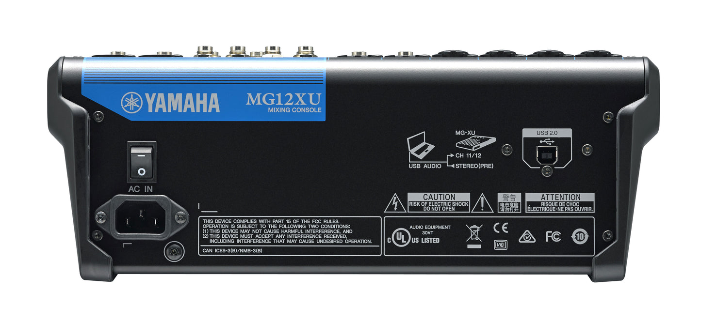 Yamaha MG12XU 12-Channel Analogue Mixing Console
